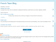 Tablet Screenshot of frenchteam1.blogspot.com