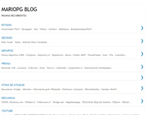 Tablet Screenshot of mariopgblog.blogspot.com