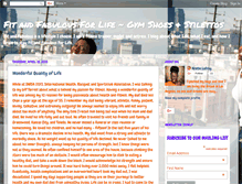 Tablet Screenshot of fitandfabulousforlife.blogspot.com