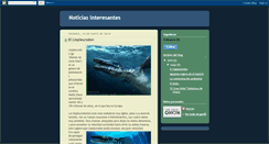 Desktop Screenshot of noticias-interesantes-morrow.blogspot.com