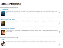 Tablet Screenshot of noticias-interesantes-morrow.blogspot.com