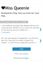Mobile Screenshot of missqueenie.blogspot.com