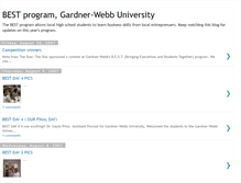 Tablet Screenshot of bestgardnerwebb.blogspot.com