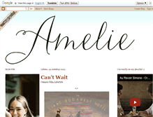 Tablet Screenshot of ameliesearchingfor.blogspot.com