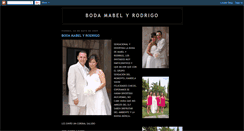 Desktop Screenshot of bodamabelyrodrigo.blogspot.com
