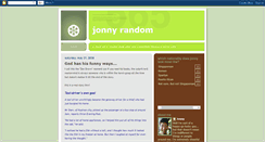 Desktop Screenshot of jonny-random.blogspot.com