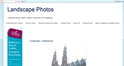 Desktop Screenshot of landscape-photos.blogspot.com