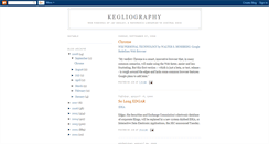 Desktop Screenshot of kegliography.blogspot.com