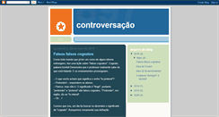 Desktop Screenshot of controversacao.blogspot.com