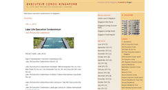 Desktop Screenshot of executivecondosingapore.blogspot.com