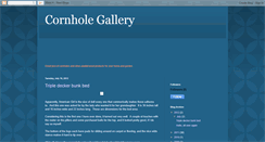 Desktop Screenshot of cornholegallery.blogspot.com