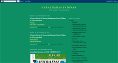 Desktop Screenshot of caralhadassadinas.blogspot.com