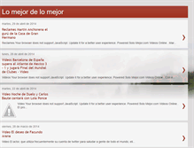 Tablet Screenshot of lomejorlomejor.blogspot.com