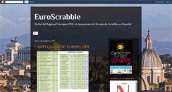 Desktop Screenshot of euro-scrabble.blogspot.com