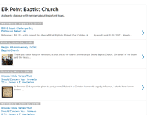 Tablet Screenshot of elkpointbaptistchurch.blogspot.com