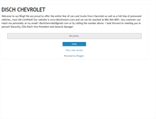 Tablet Screenshot of dischchevrolet.blogspot.com