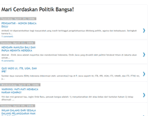 Tablet Screenshot of politikcerdas21.blogspot.com