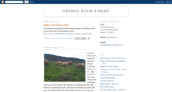 Desktop Screenshot of cryingrockfarms.blogspot.com