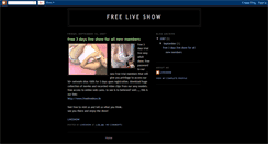 Desktop Screenshot of freeliveshow.blogspot.com