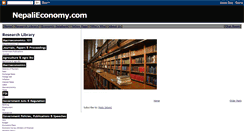 Desktop Screenshot of nepalieconomy04.blogspot.com