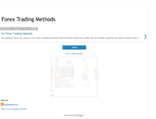 Tablet Screenshot of good-forex-trading-method.blogspot.com