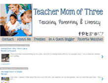 Tablet Screenshot of literacyteachermomof3.blogspot.com