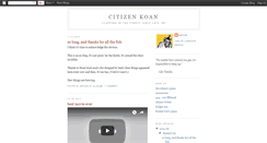 Desktop Screenshot of citizenkoan.blogspot.com