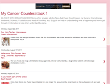 Tablet Screenshot of mycancercounterattack.blogspot.com