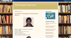 Desktop Screenshot of municipiobayamo.blogspot.com