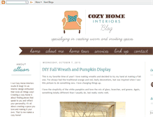 Tablet Screenshot of cozyhomeinteriors.blogspot.com