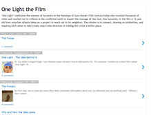 Tablet Screenshot of onelightthefilm.blogspot.com