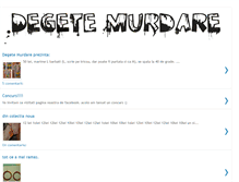 Tablet Screenshot of degete-murdare.blogspot.com