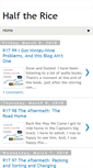 Mobile Screenshot of halftherice.blogspot.com