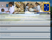 Tablet Screenshot of enfermeriauv2009.blogspot.com