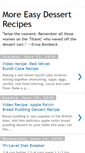Mobile Screenshot of more-easy-dessert-recipes.blogspot.com