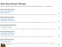 Tablet Screenshot of more-easy-dessert-recipes.blogspot.com