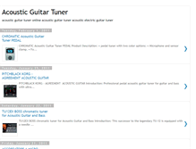 Tablet Screenshot of guitartuneracoustic.blogspot.com