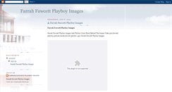 Desktop Screenshot of farrahfawcettplayboyimages.blogspot.com