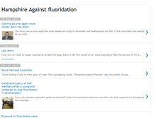 Tablet Screenshot of hampshireagainstfluoridation.blogspot.com