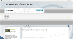 Desktop Screenshot of leschevauxdenosreves.blogspot.com