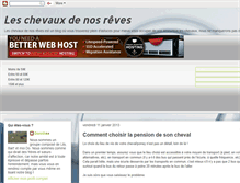 Tablet Screenshot of leschevauxdenosreves.blogspot.com