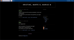 Desktop Screenshot of kristinemarteomariusm.blogspot.com