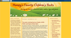 Desktop Screenshot of favoritechildrensbooks.blogspot.com