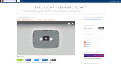 Desktop Screenshot of evil-klown.blogspot.com