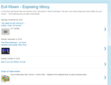 Tablet Screenshot of evil-klown.blogspot.com