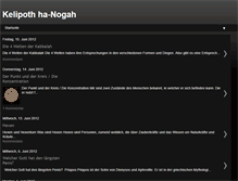 Tablet Screenshot of kelipoth-ha-nogah.blogspot.com