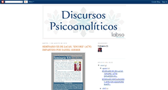 Desktop Screenshot of discursospsicoanaliticos.blogspot.com