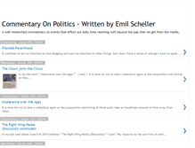 Tablet Screenshot of commentaryonpolitics.blogspot.com