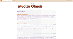 Desktop Screenshot of mucizeolmali.blogspot.com