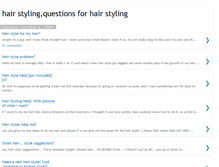 Tablet Screenshot of hair-styling2.blogspot.com